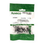8.5mmx22mm Black Push-Type Retainer, 20mm Head