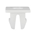 M5.5x10mm White Nylon Nut, 14mmx16mm Head