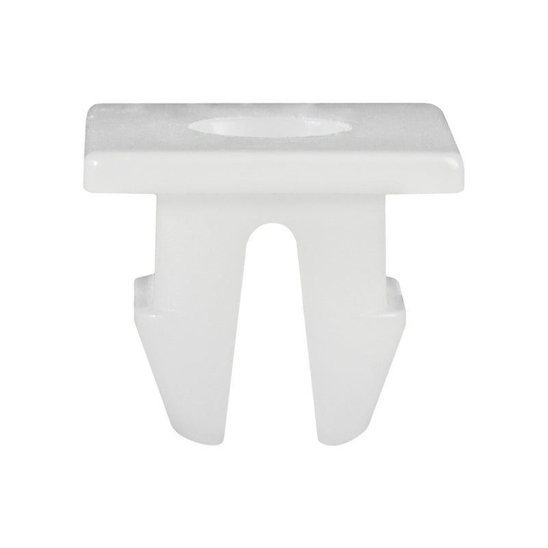M5.5x10mm White Nylon Nut, 14mmx16mm Head