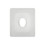 M5.5x10mm White Nylon Nut, 14mmx16mm Head