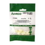 M5.5x10mm White Nylon Nut, 14mmx16mm Head