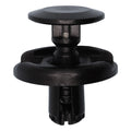 7mmx10mm Black Push-Type Retainer, 20mm Head