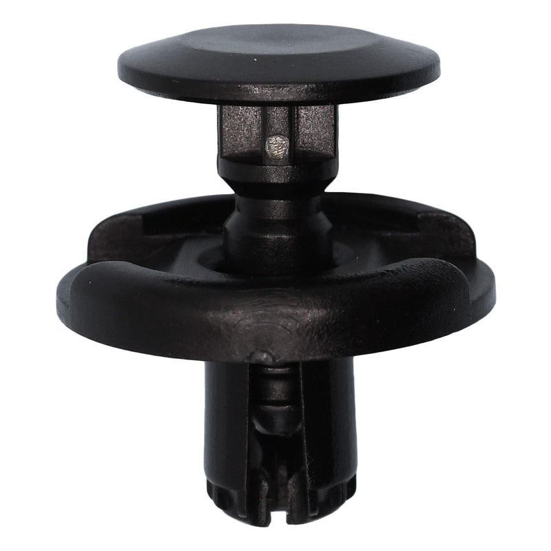 7mmx10mm Black Push-Type Retainer, 20mm Head