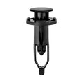 9mmx31mm Black Push Type Retainer, 18mm Head