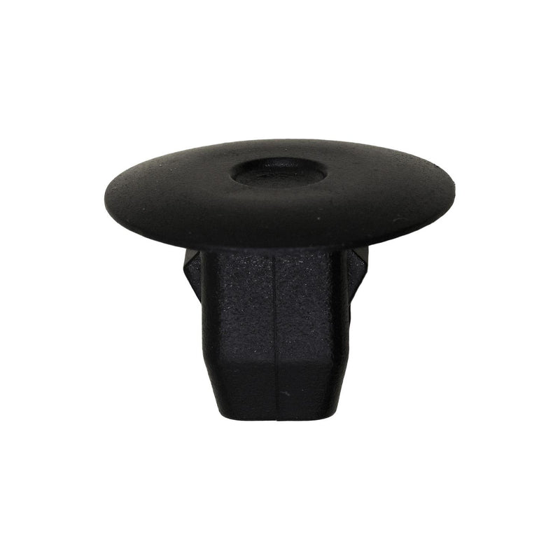 #8 Black Nylon Grommet, 9mm Square Hole, 20mm Head