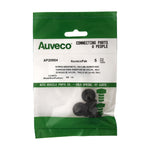 #8 Black Nylon Grommet, 9mm Square Hole, 20mm Head