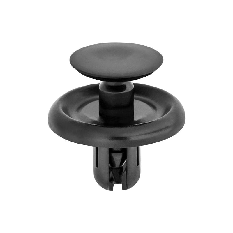 7mmx10mm Black Push-Type Retainer, 20mm Head