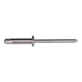 5/32" Rivet, 3/64"-9/32" Grip, Aluminum Body, Aluminum Mandrel, 5/16" Flange Diam