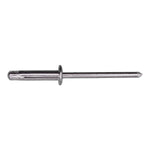 5/32" Rivet, 3/64"-9/32" Grip, Aluminum Body, Aluminum Mandrel, 5/16" Flange Diam