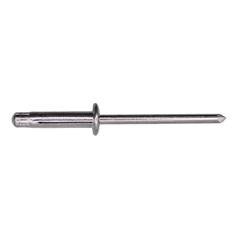 5/32" Rivet, 3/64"-9/32" Grip, Aluminum Body, Aluminum Mandrel, 5/16" Flange Diam