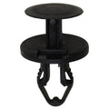 8mmx16mm Black Push Type Retainer, 19mm Head