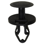 8mmx16mm Black Push Type Retainer, 19mm Head