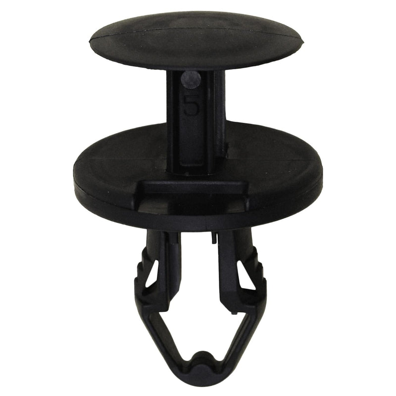 8mmx16mm Black Push Type Retainer, 19mm Head