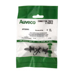 8mmx16mm Black Push Type Retainer, 19mm Head
