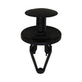 8.5mmx20mm Black Push Type Retainer, 20mm Head