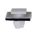 10mm White Nylon Molding Clip with Sealer, 10mm X 12mm