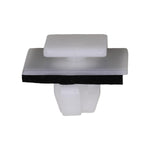 10mm White Nylon Molding Clip with Sealer, 10mm X 12mm