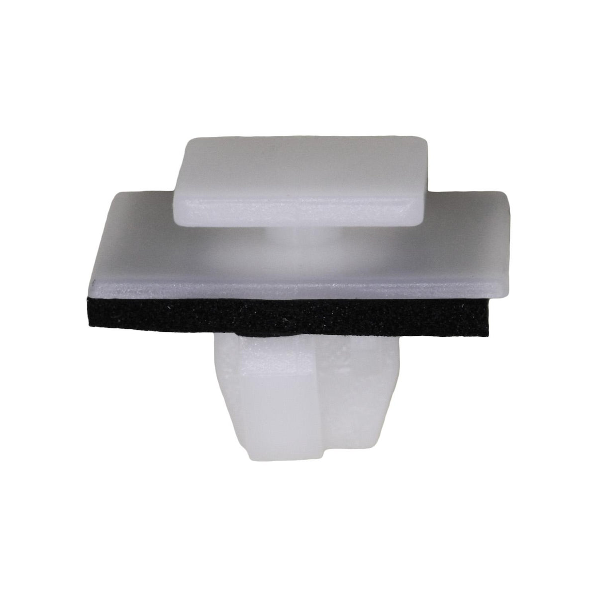 10mm White Nylon Molding Clip with Sealer, 10mm X 12mm