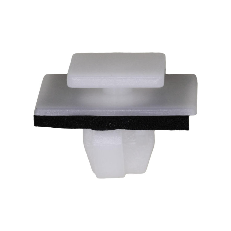 10mm White Nylon Molding Clip with Sealer, 10mm X 12mm