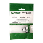 10mm White Nylon Molding Clip with Sealer, 10mm X 12mm