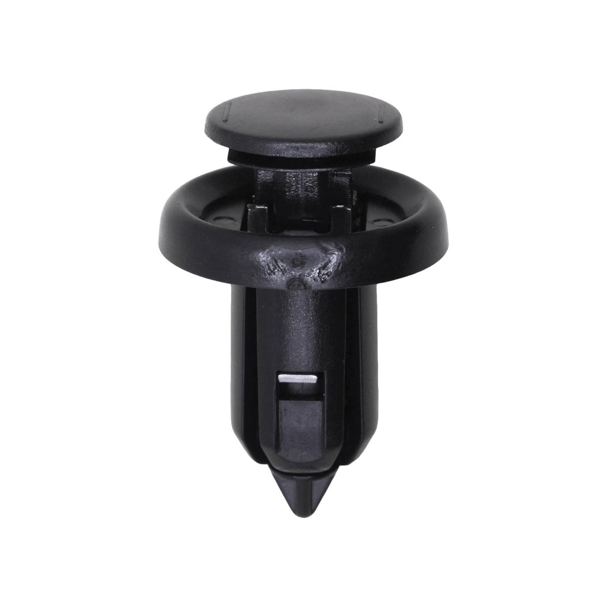 10mmx16mm Black Nylon Push-Type Retainer, 20mm Head