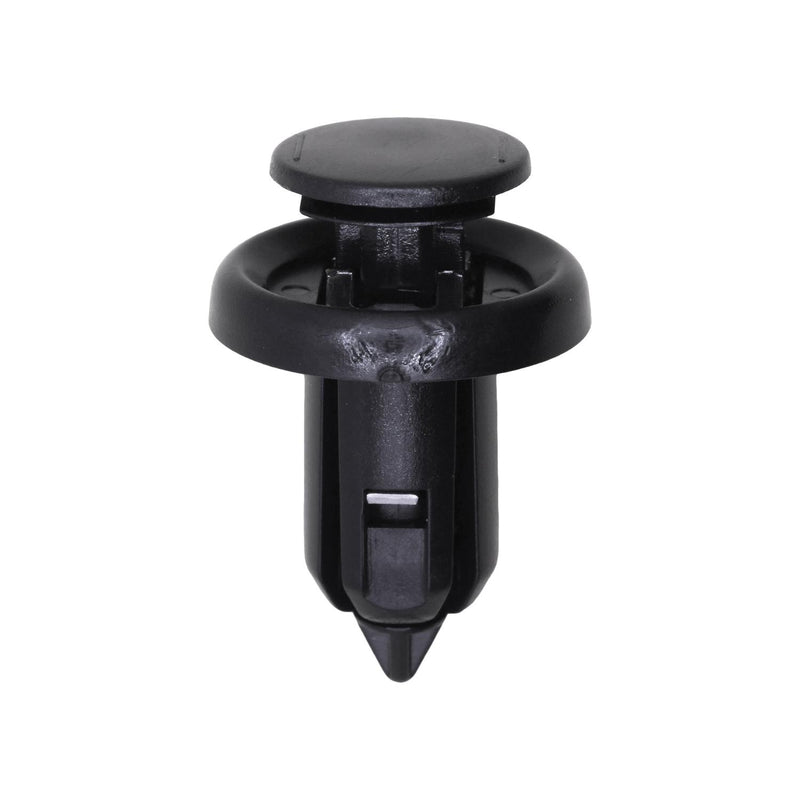 10mmx16mm Black Nylon Push-Type Retainer, 20mm Head