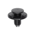 8mmx12mm Black Nylon Push-Type Retainer, 20mm Head