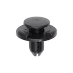 8mmx12mm Black Nylon Push-Type Retainer, 20mm Head