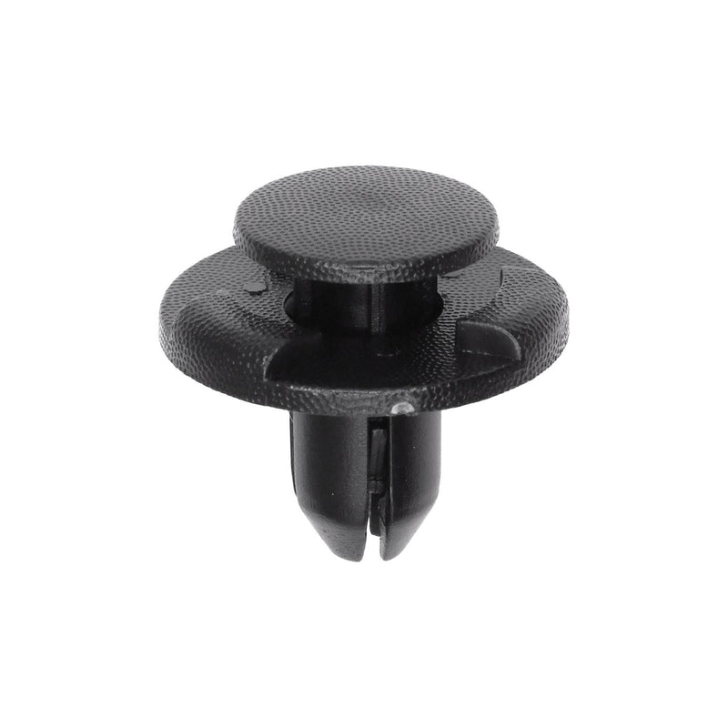 8mmx12mm Black Nylon Push-Type Retainer, 20mm Head