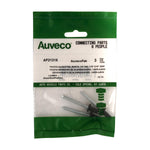 1/4" Specialty Rivet, 1/16"-3/16" Grip, Black Aluminum Body, Steel Mandrel, 1/2" Flange Diam