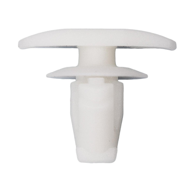 8mmx8mm White Nylon Weatherstrip Clip