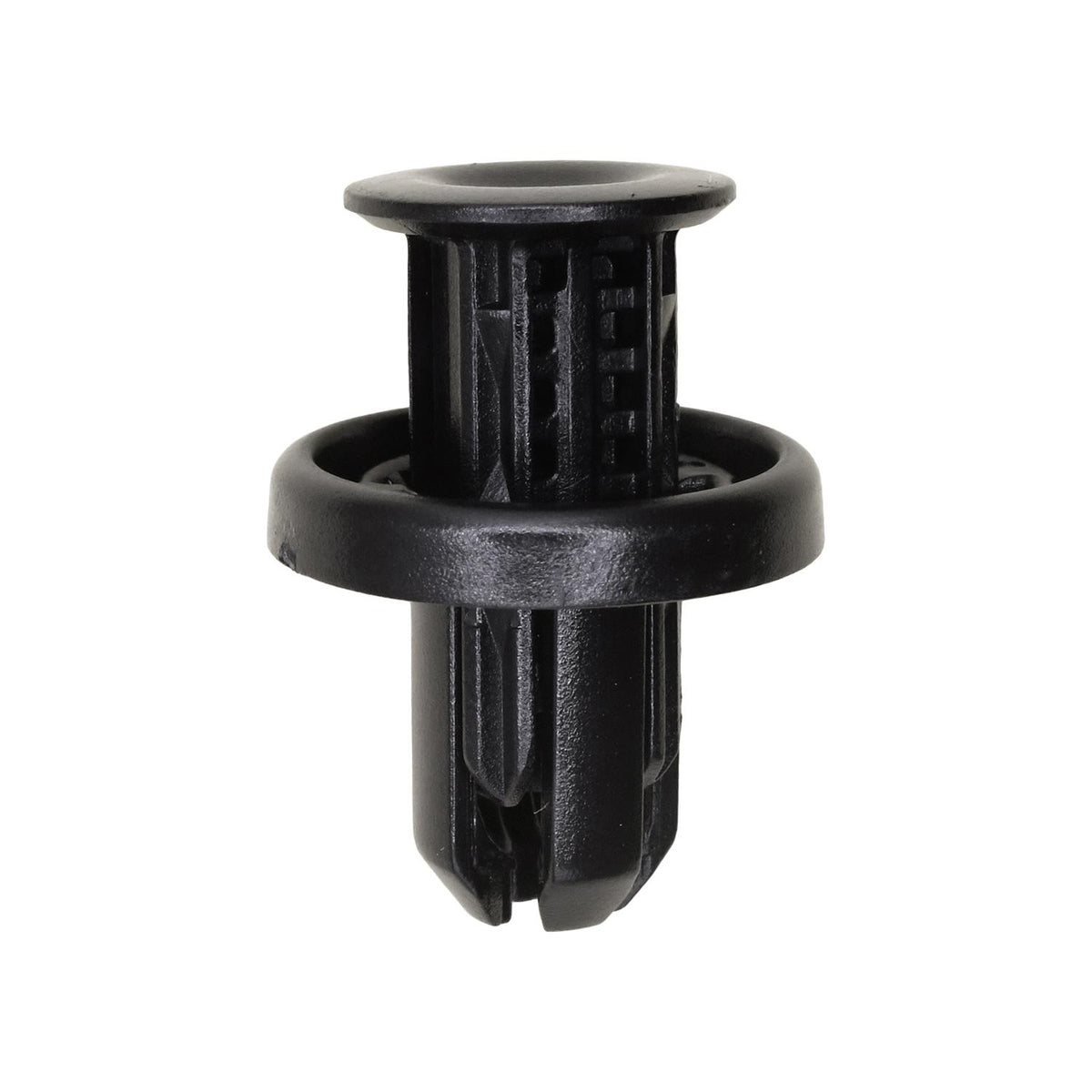 10mmx14mm Black Nylon Push-Type Retainer, 20mm Head