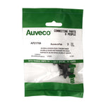 10mmx14mm Black Nylon Push-Type Retainer, 20mm Head