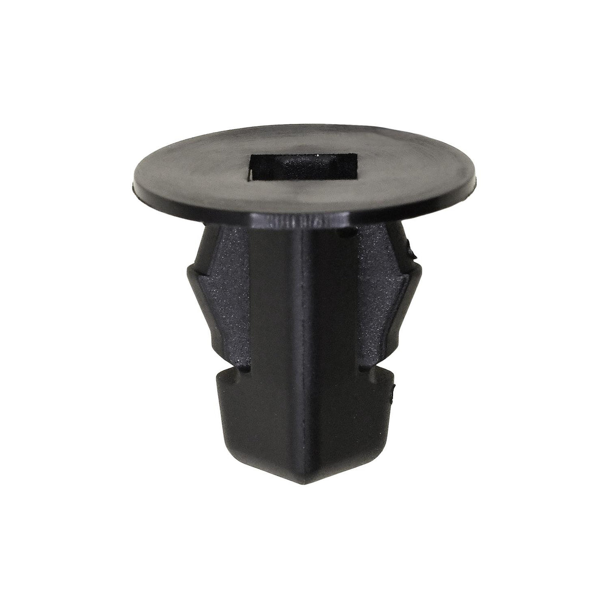 M5.5 Black Nylon Fender Liner Grommet, 9mmx9mm Square Hole, 20mm Head