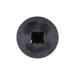 M5.5 Black Nylon Fender Liner Grommet, 9mmx9mm Square Hole, 20mm Head