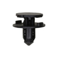 8mmx12mm Black Nylon Push Type Retainer, 20mm Head