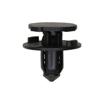 8mmx12mm Black Nylon Push Type Retainer, 20mm Head