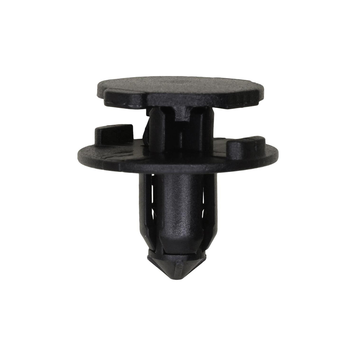 8mmx12mm Black Nylon Push Type Retainer, 20mm Head