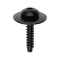 M4.2-1.41 Torx, Pan Head SEMS Tapping Screw with Dog Point, Washer, T15 Drive, Black