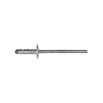 5/32" Specialty Rivet, Aluminum And Stainless Steel, 9/64" Grip, Aluminum Body, Steel Mandrel, 7/16", Aluminum Rivet - Steel Mandrel
