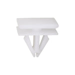 9mmx14mm White Nylon Molding Clip, 12mm X 20mm