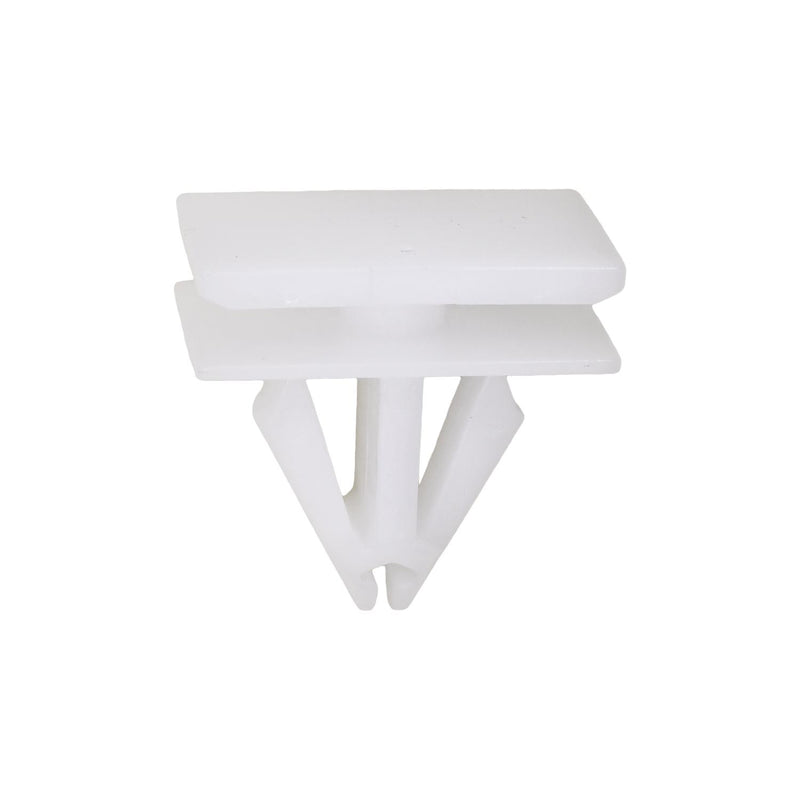 9mmx14mm White Nylon Molding Clip, 12mm X 20mm