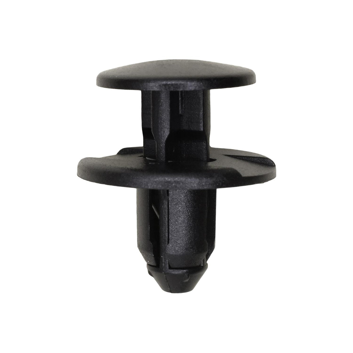 8.5mmx12mm Black Nylon Push-Type Retainer, 20mm Head