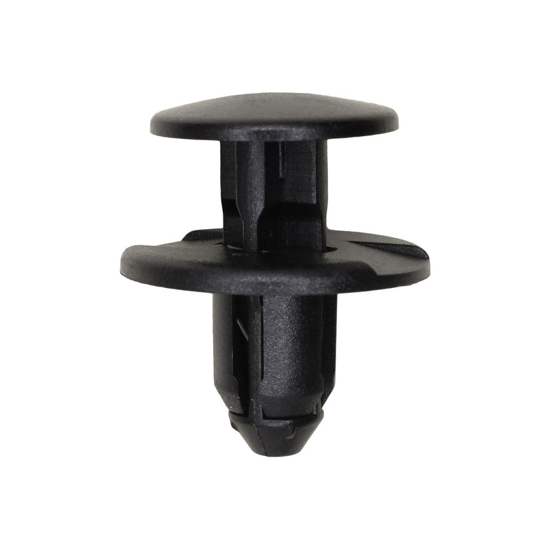 8.5mmx12mm Black Nylon Push-Type Retainer, 20mm Head