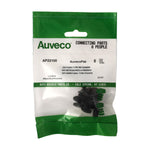 8.5mmx12mm Black Nylon Push-Type Retainer, 20mm Head