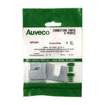 1-3/4"x1-1/4"x1/8" Shim with Slot, 1/8" Thick, Zinc, 1/2"
