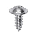 #8x7/16" Phillips Truss Head Washer Tapping Screw, Type A/AB, 3/8" Washer, Zinc