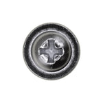 #8x5/8" Phillips Truss Head Round Washer Tapping Screw, Type A/AB, 13/32" Washer, Chrome