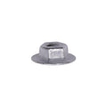 1/8" Stud Thread Cutting Nut Hex, 5/16" Wrench, 17/32" Washer, Zinc