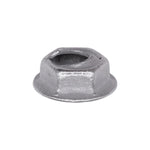 1/4" Stud Thread Cutting Nut Hex, 1/4" Wrench, 19/32" Washer, Zinc